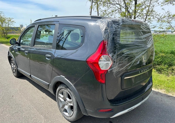 Dacia Lodgy cena 36000 przebieg: 14453, rok produkcji 2022 z Gościno małe 137